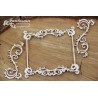 Kartoninė formelė "Fantasma: kvadratinis rėmelis su ornamentais" 3 vnt