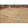 Kartoninė formelė "Christmas Sketch: rinkinys" 4 vnt