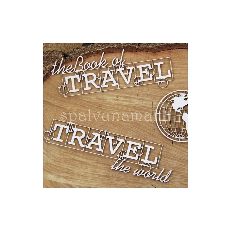Kartoninė formelė "Travel the world: užrašų rinkinys"