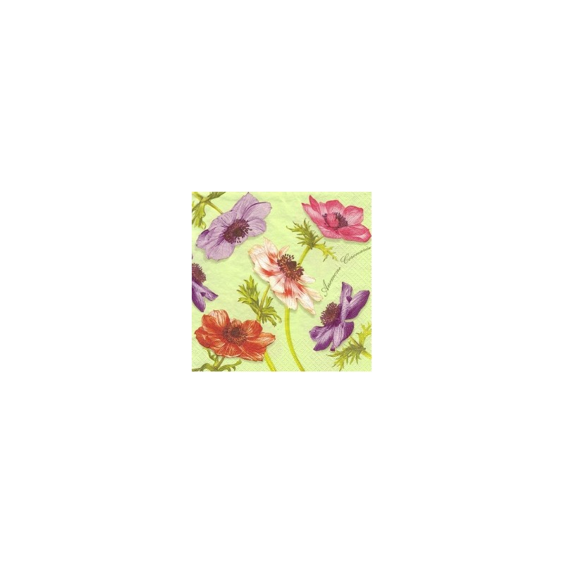 Servetėlė Nr.065 "Anemone Coronaria" 33x33cm