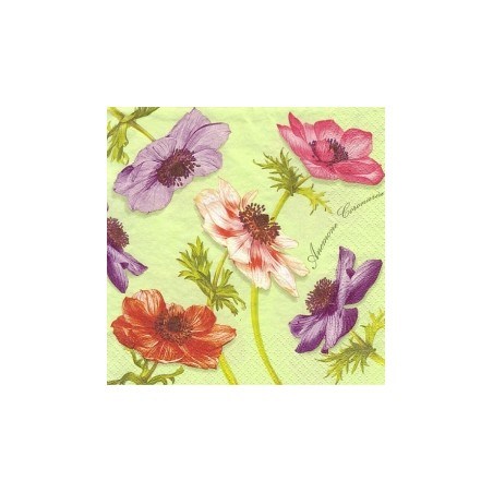 Servetėlė Nr.065 "Anemone Coronaria" 33x33cm