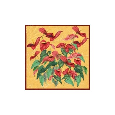 Servetėlė Nr.069 "Red Calia" 33x33cm