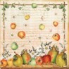 Servetėlė Nr.071 "Apples and pear" 33x33cm