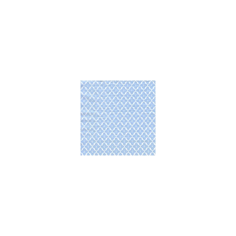 Servetėlė Nr.088 "Blue White Flowers" 33x33cm