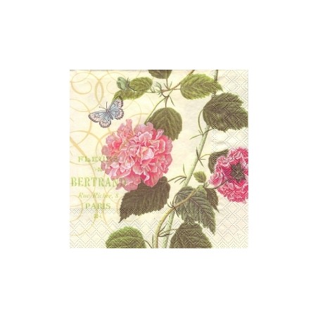 Servetėlė Nr.125 "Pink Fleurs" 33x33cm