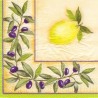 Servetėlė Nr.127 "Citrus and olives" 33x33cm
