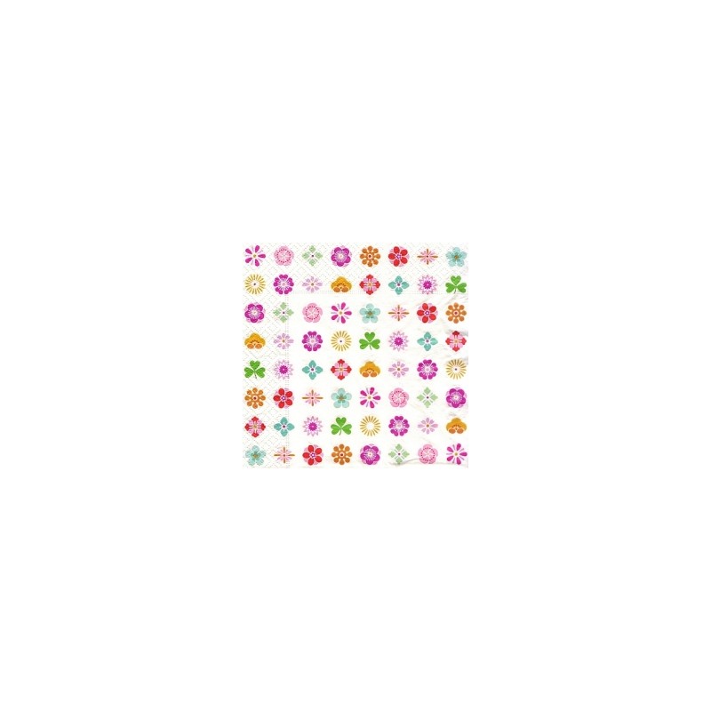 Servetėlė Nr.131 "Flower icons" 33x33cm