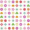 Servetėlė Nr.131 "Flower icons" 33x33cm