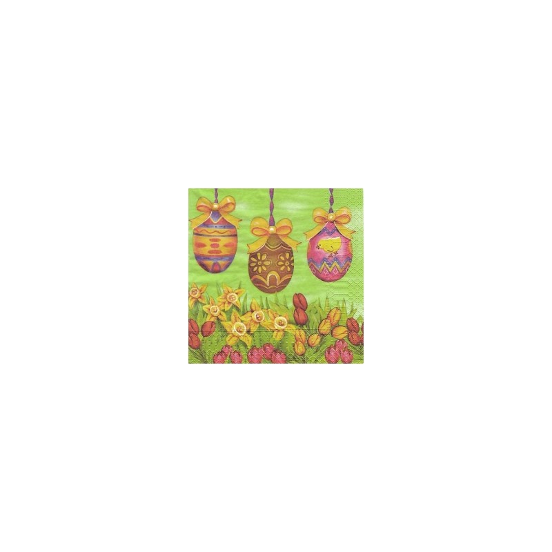 Servetėlė Nr.136 "Easter eggs" 33x33cm