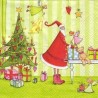 Servetėlė Nr.165 "Santa at work" 33x33cm
