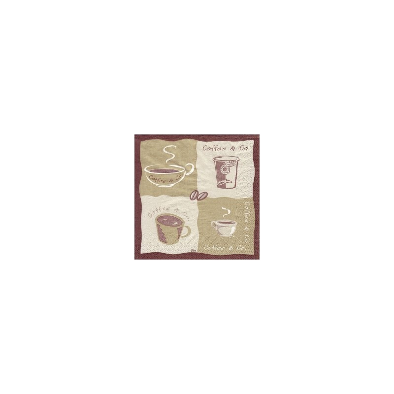 Servetėlė Nr.180 "Coffee" 33x33cm