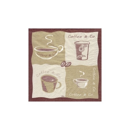 Servetėlė Nr.180 "Coffee" 33x33cm