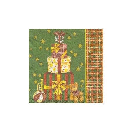 Servetėlė Nr.187 "Christmas presents" 33x33cm