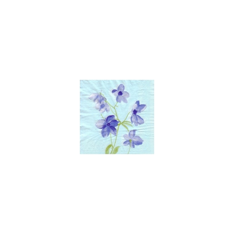 Servetėlė Nr.197 "Blue flowers" 33x33cm