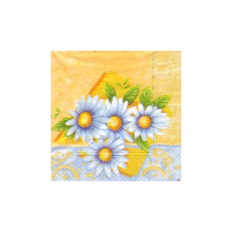 Servetėlė Nr.200 "Blue daisy" 33x33cm