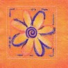 Servetėlė Nr.201 "Orange flower" 33x33cm
