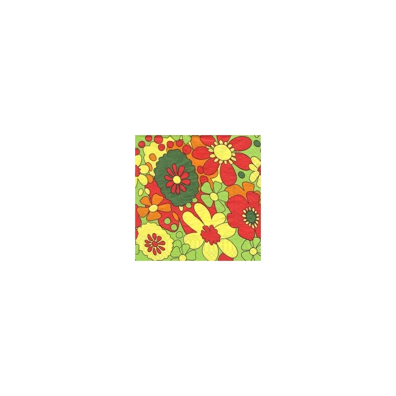 Servetėlė Nr.203 "Colourful deco flower" 33x33cm