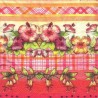 Servetėlė Nr.212 "Exotic flowers in border" 33x33cm