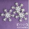 Kartoninė formelė "Snowy Evening: snaigės nr. 2" 3 vnt