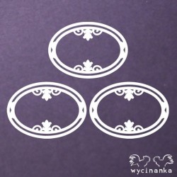 Kartoninė formelė "Vintage Chic: rėmelis nr. 3", 3 vnt